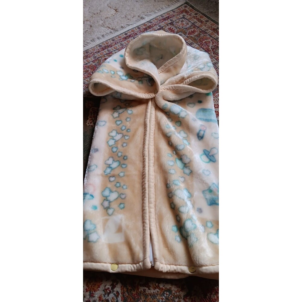 Y2K Baby Sack Swaddle Blanket Zip + Snap Nova Brand Yellow